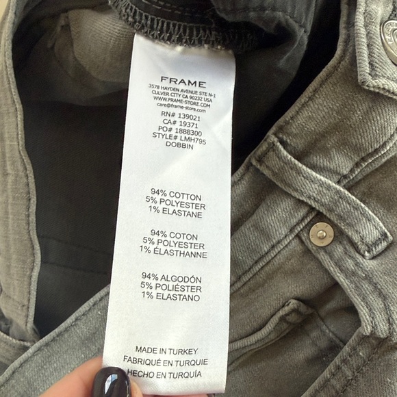 Frame Denim Women's Gray Skinny Jeans - Picture 4 of 6